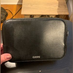 Ganni camera bag with removable strap